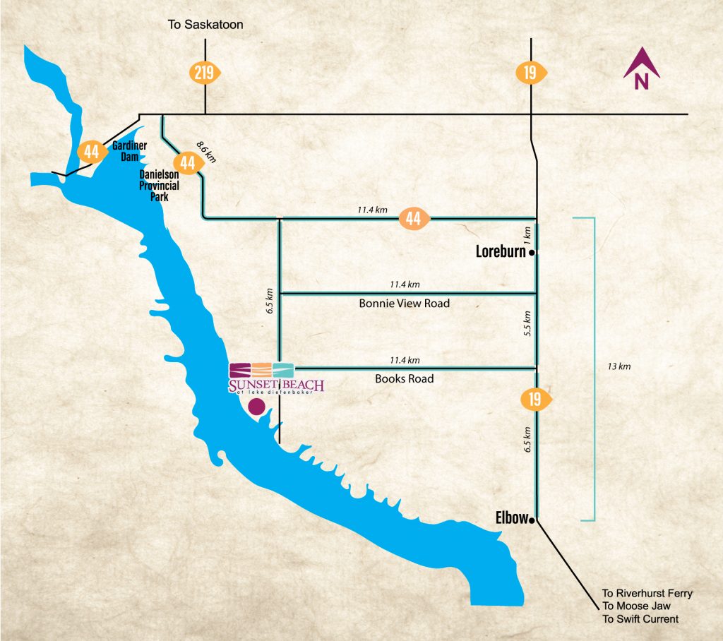 Directions to Sunset Beach Prairies Edge Developments