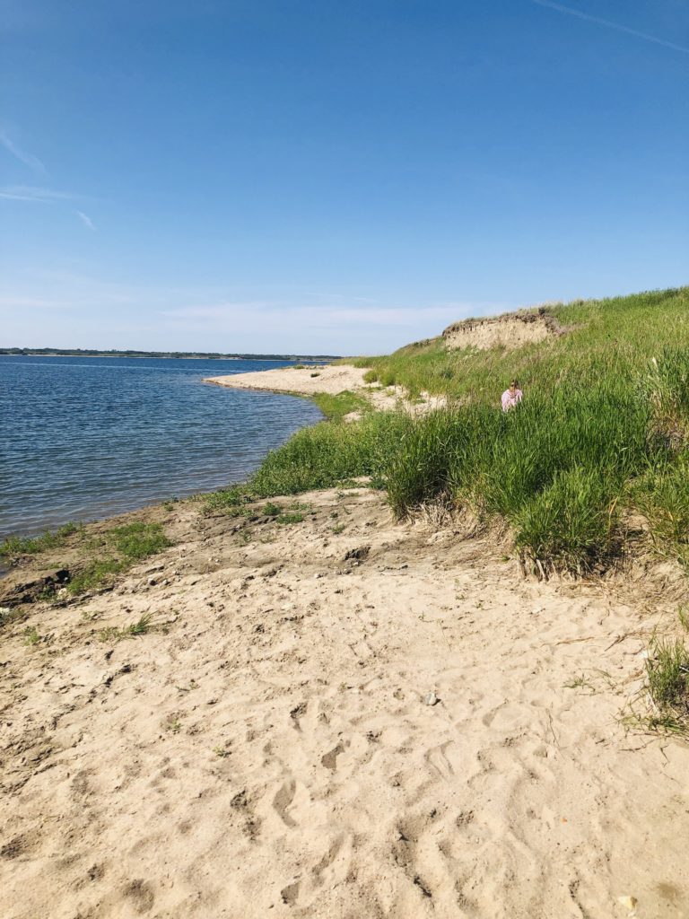 Sunset Beach at Lake Diefenbaker Sask