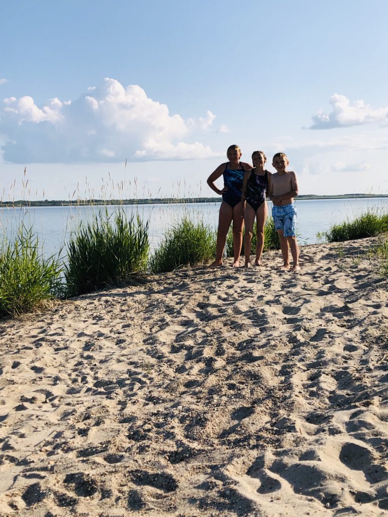 Sunset Beach at Lake Diefenbaker