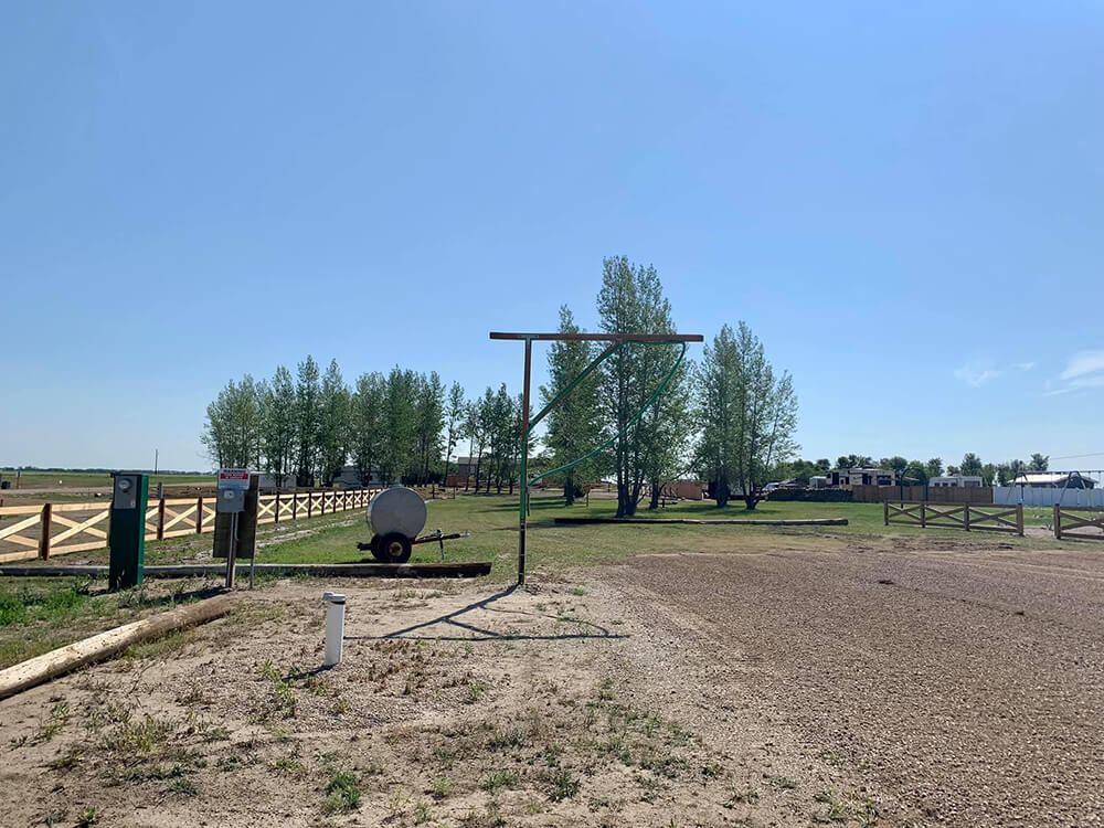 Sunset Beach at Lake Diefenbaker Water Fill Station