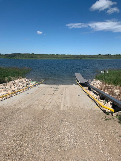 Sunset Beach at Lake Diefenbaker Boat Launch