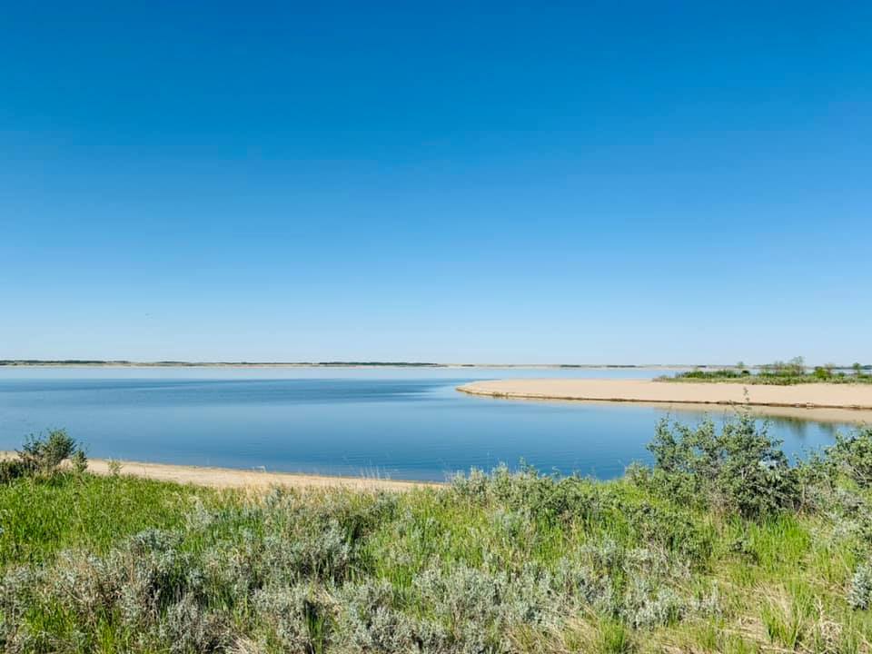 Sunset Beach at Lake Diefenbaker